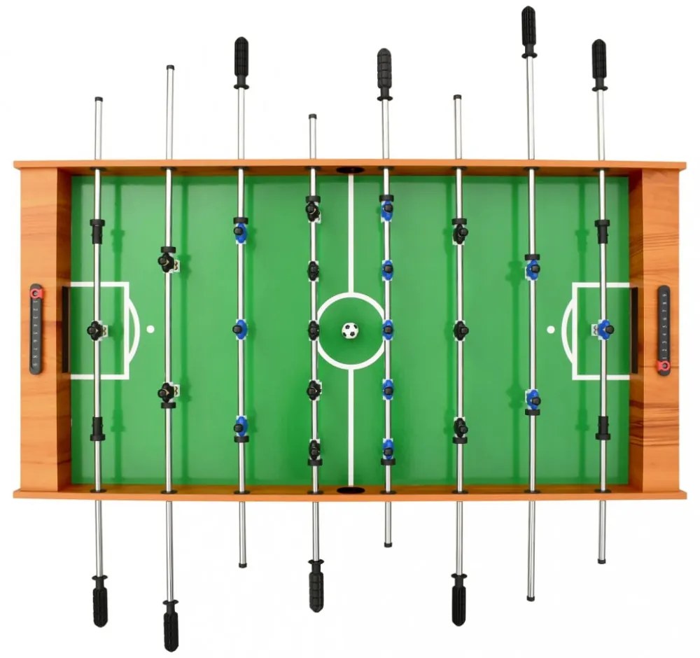 világosbarna összecsukható csocsóasztal 121 x 61 x 80 cm