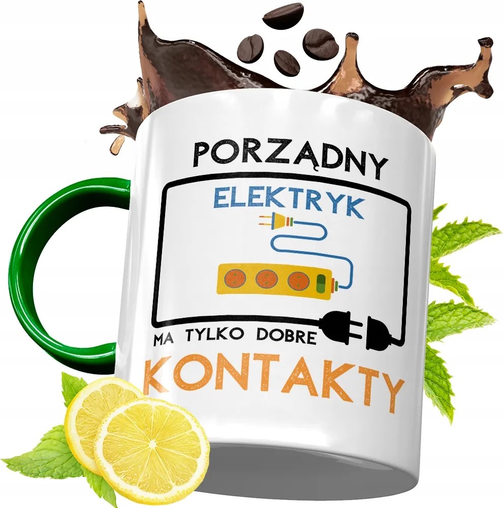 Zöld Bögre Villanyszerelőnek Születésnapra Ajándék