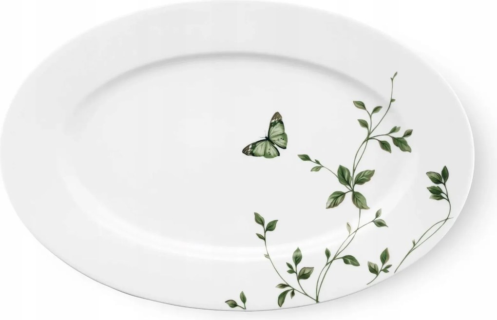 Ćmielów Margaret Varázslatos kerti tál ovális 33 cm