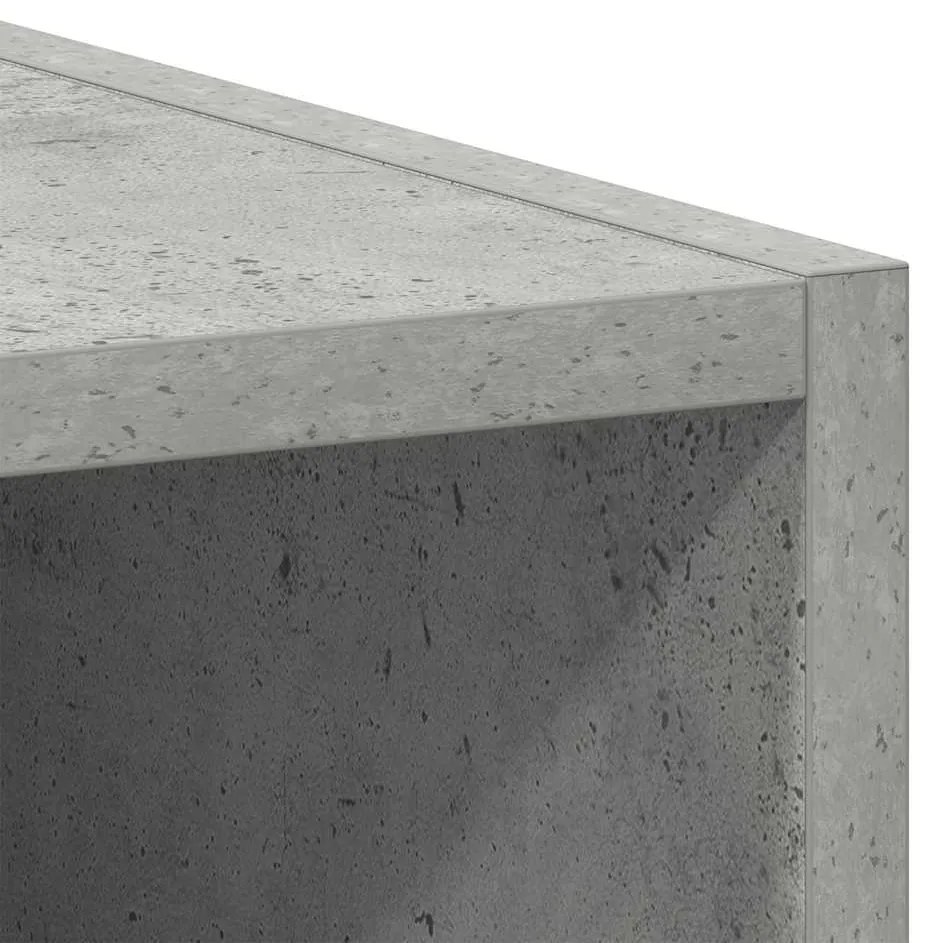 betonszürke szerelt fa függő szekrény 40x29,5x60 cm