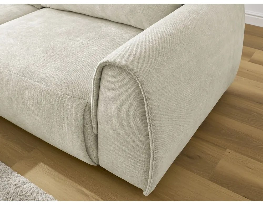 Bézs sarokkanapé Aden – Bobochic Paris
