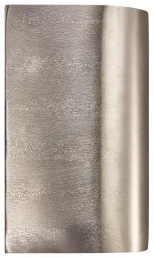 Nordlux - Kültéri fali lámpatest CANTO 2xGU10/28W/230V IP44 rozsdamentes acél