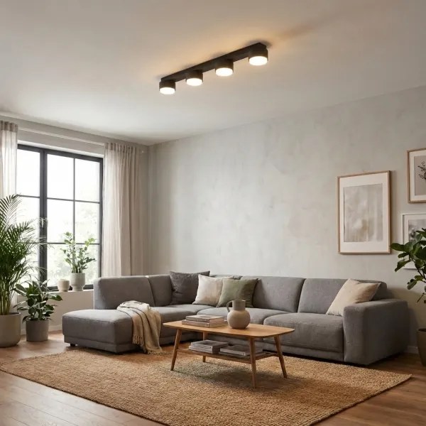 Brilagi - LED spotlámpa MONO 4xGX53/30W/230V fekete