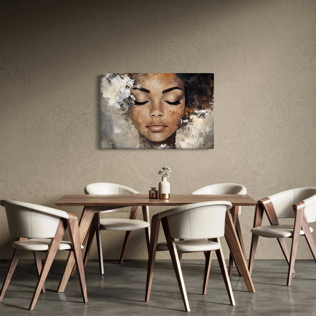 Kép - Női portré (90x60 cm)