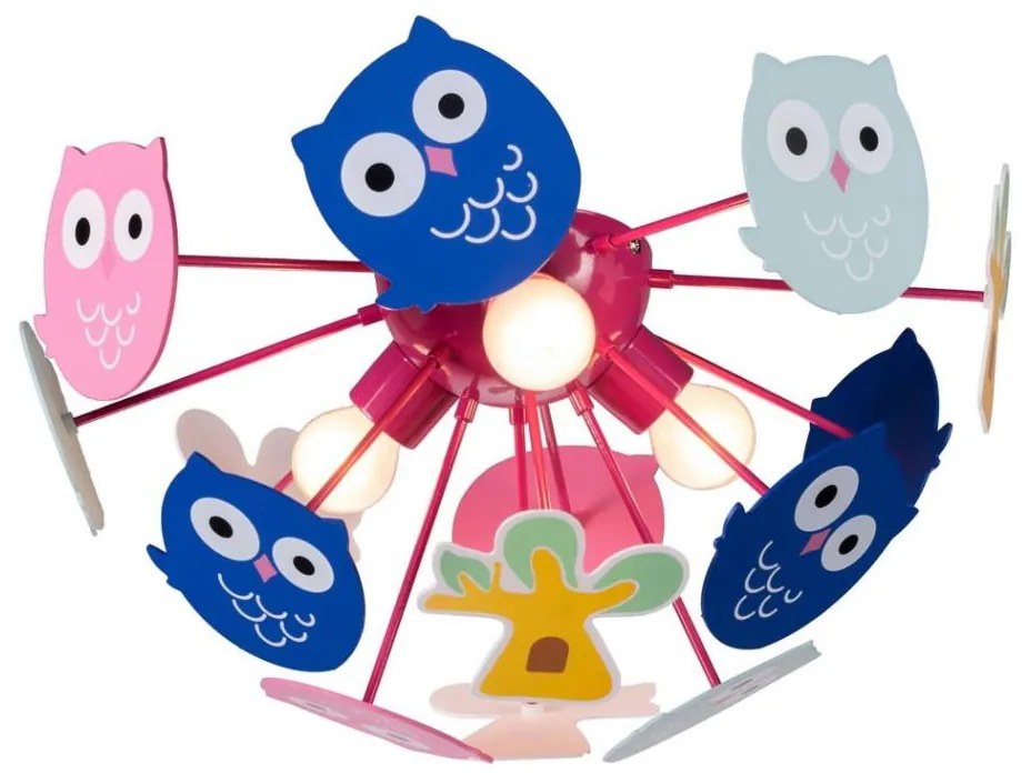 Rabalux 6389 - Gyerek csillár BIRDY 3xE14/40W/230V