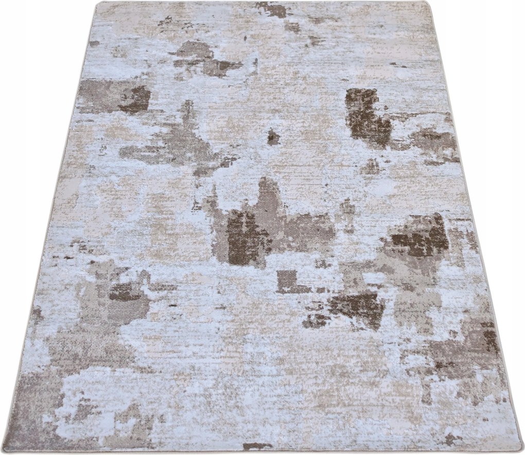 Szőnyeg 120x170 Bézs Barna Modern Hálószoba Nappali Divatos Minőség