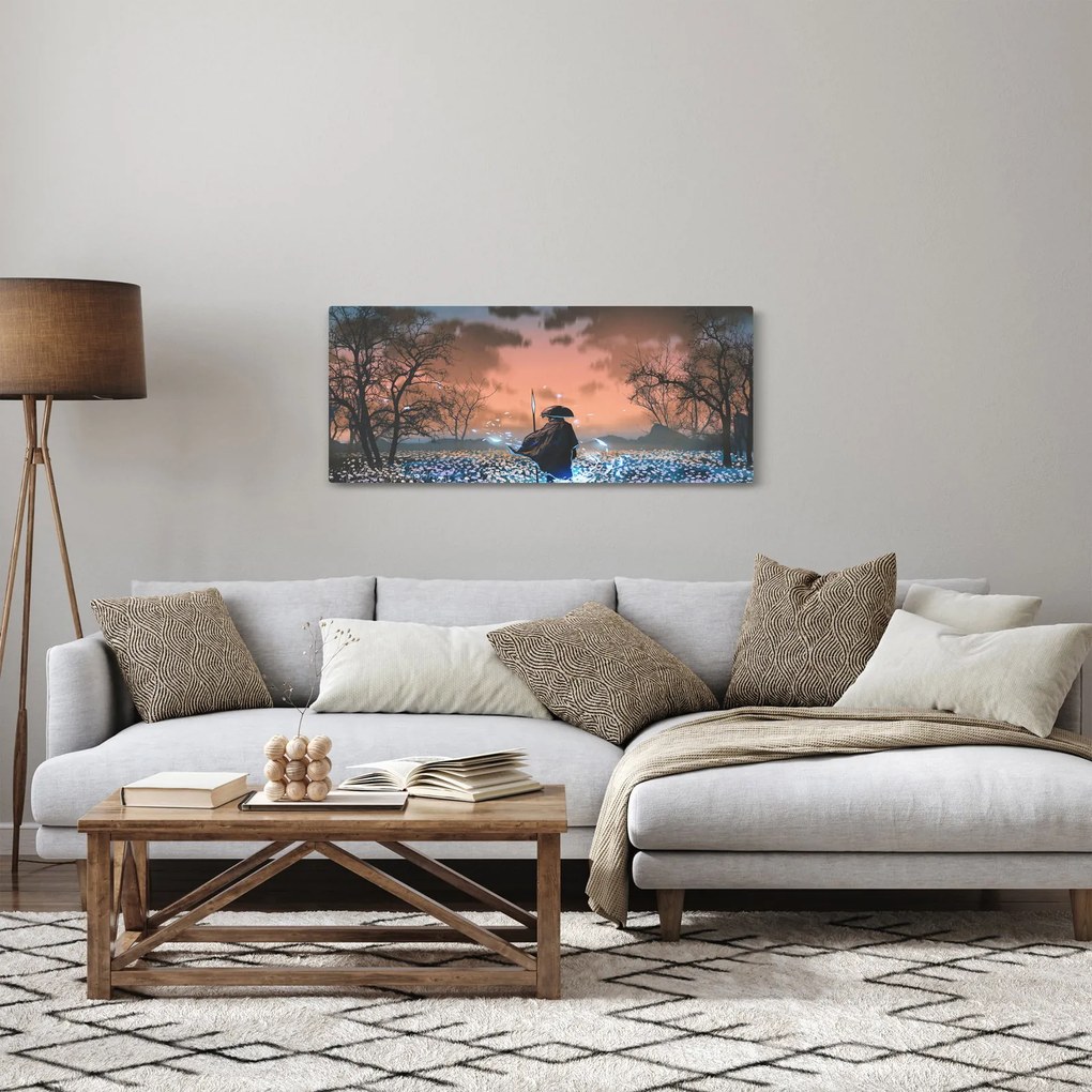 Kép - Egy harcos illusztrációja (120x50 cm)
