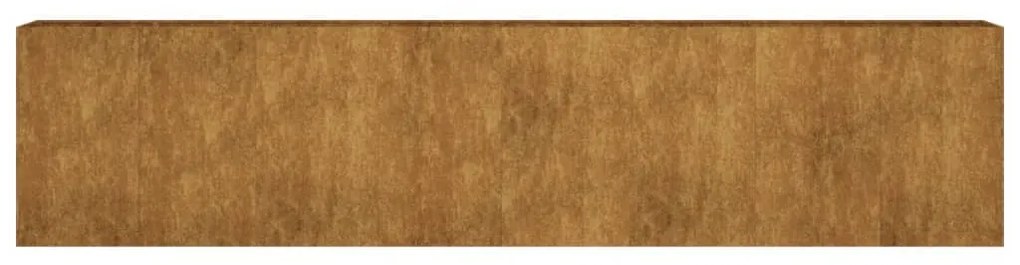 corten acél kerti magaságyás 360x40x80 cm