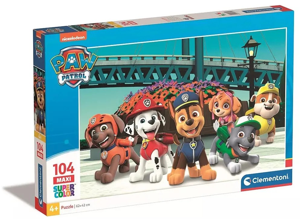 Mancs Őrjárat Adventure Bay 104 db-os maxi puzzle Clementoni