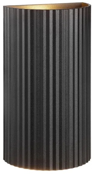 Brilliant - Fali lámpa UNDULA 2xGU10/10W/230V fekete