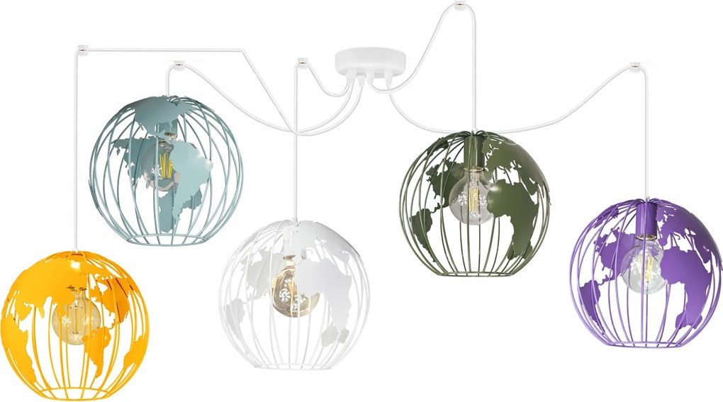 Mennyezeti függőlámpa csillár Globus mennyezeti lámpák csillárok a nappaliba