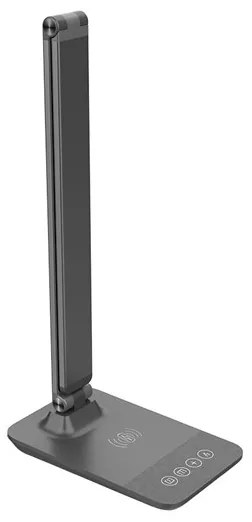 Solight WO55-G - LED Szabályozható asztali lámpa vezeték nélkül tölthető LED/10W/100-240V szürke