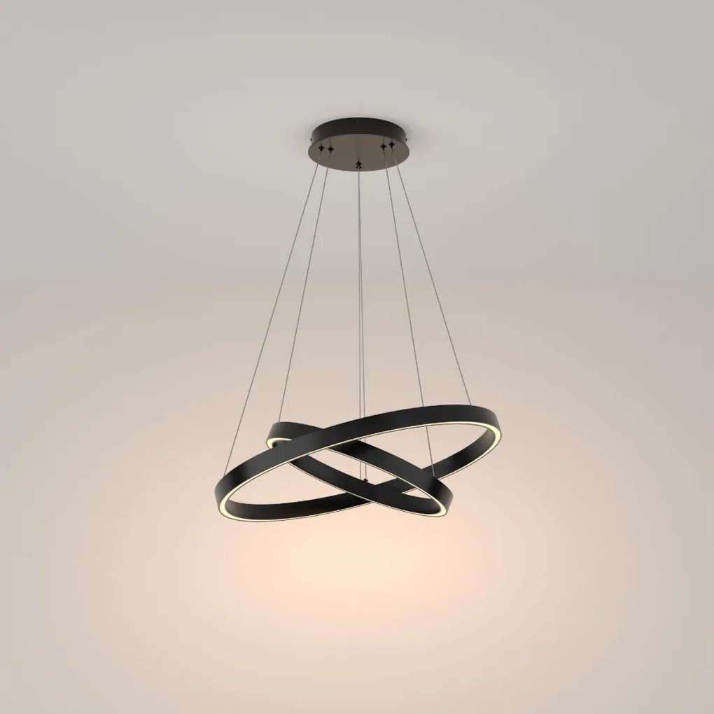 Maytoni RIM MOD058PL-L55B3K Függőlámpa 2x61W/LED 3000K 3500LM IP20