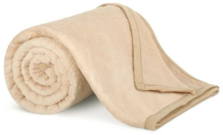 Bellatex Korall mikrobeige takaró, 150 x 200 cm