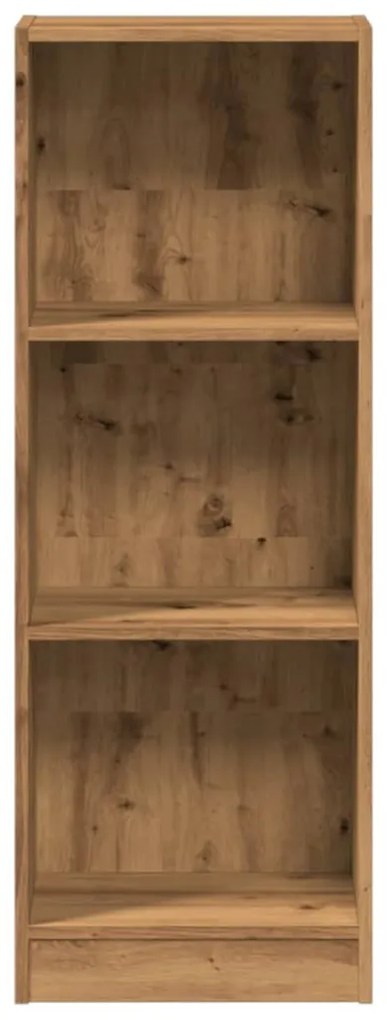 kézműves tölgy szerelt fa könyvespolc 40 x 24 x 109 cm