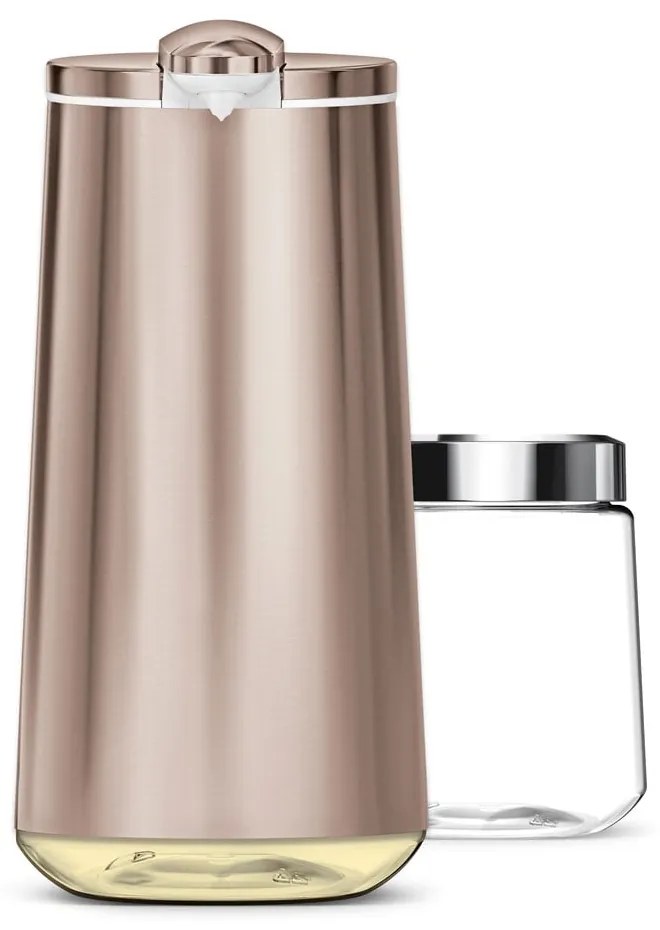 Aranyszínű acél automata szappanadagoló 266 ml - simplehuman