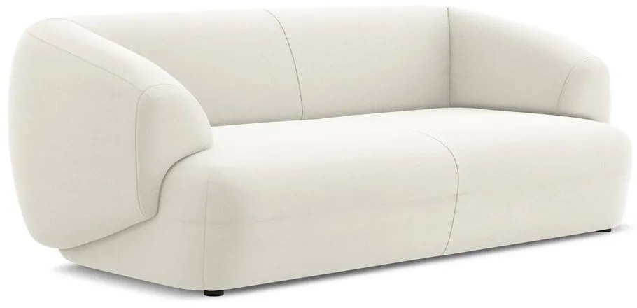 Fehér bársony kanapé 212 cm Moana – Makamii