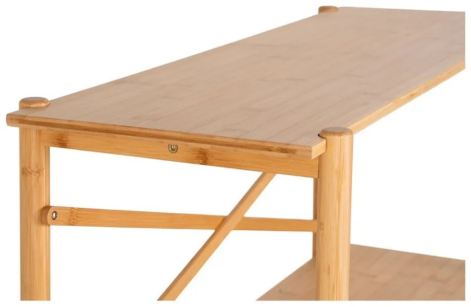 Natúr színű bambusz konzolasztal 32x83 cm Manaus – House Nordic