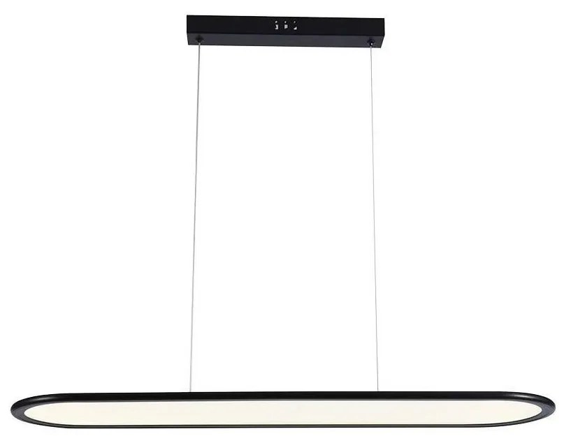 LED Csillár zsinóron LED/24W/230V 4000K fekete