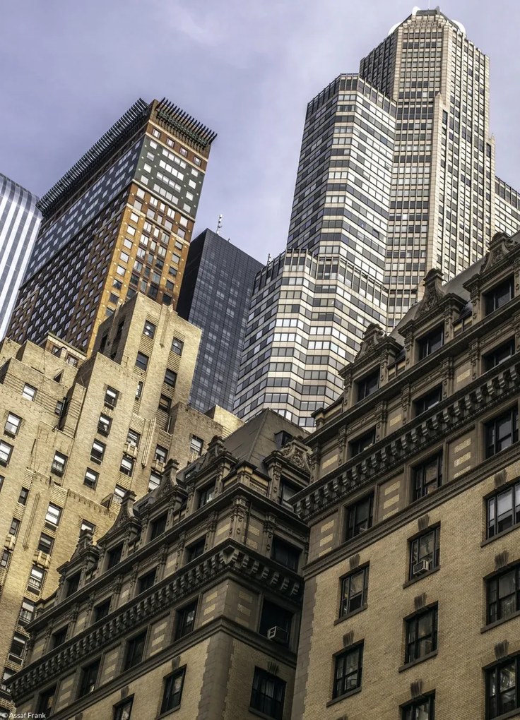 Poszter 20,5x28,4cm New York felhőkarcolói, Assaf Frank