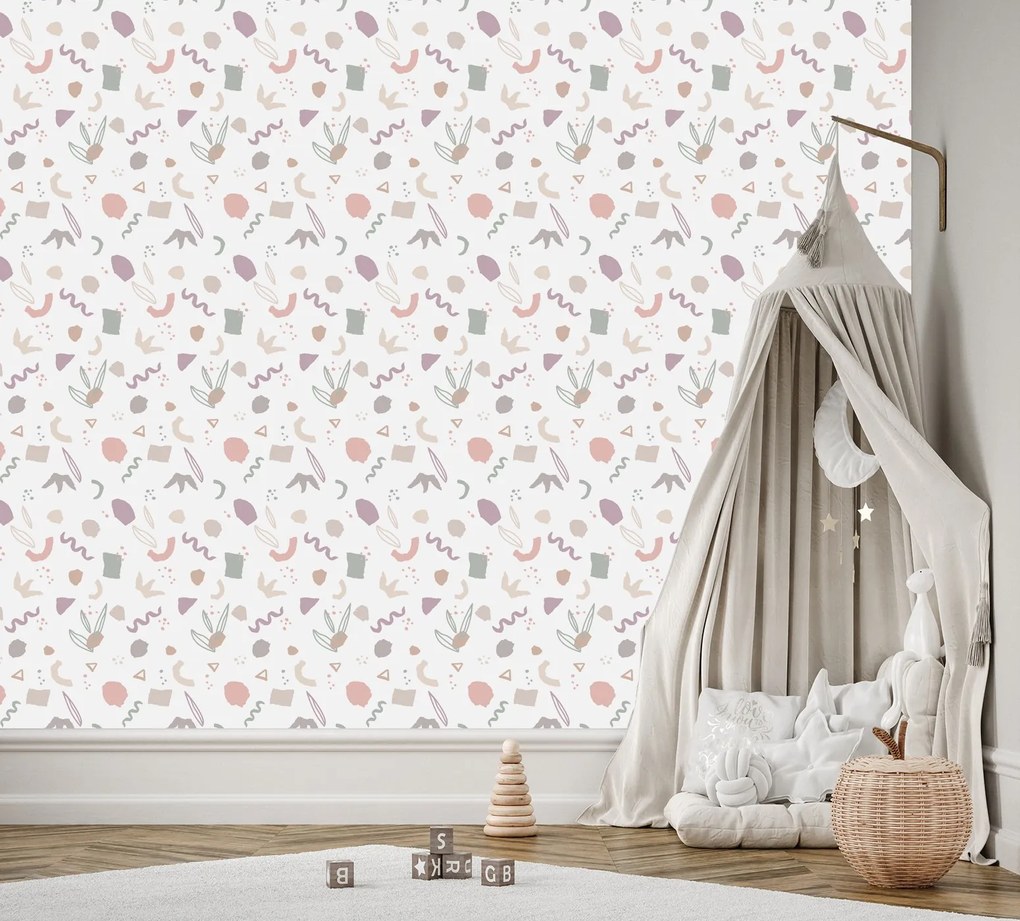 Gario Fotótapéta Geometrikus pasztell Anyag: Vlies, Méret: 300 x 210 cm