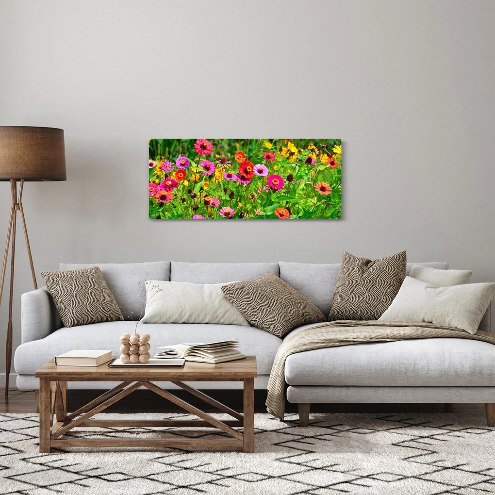 Réti virágok képe (120x50 cm)