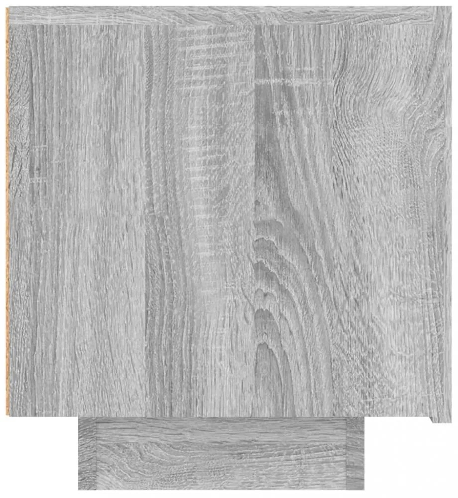 szürke sonoma színű szerelt fa TV-szekrény 100 x 35 x 40 cm