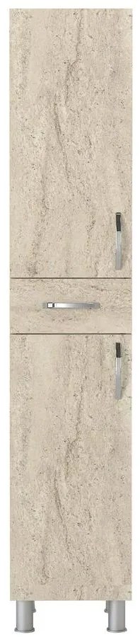 Fürdőszoba szekrény Selin 2 Doors 1 Drawer