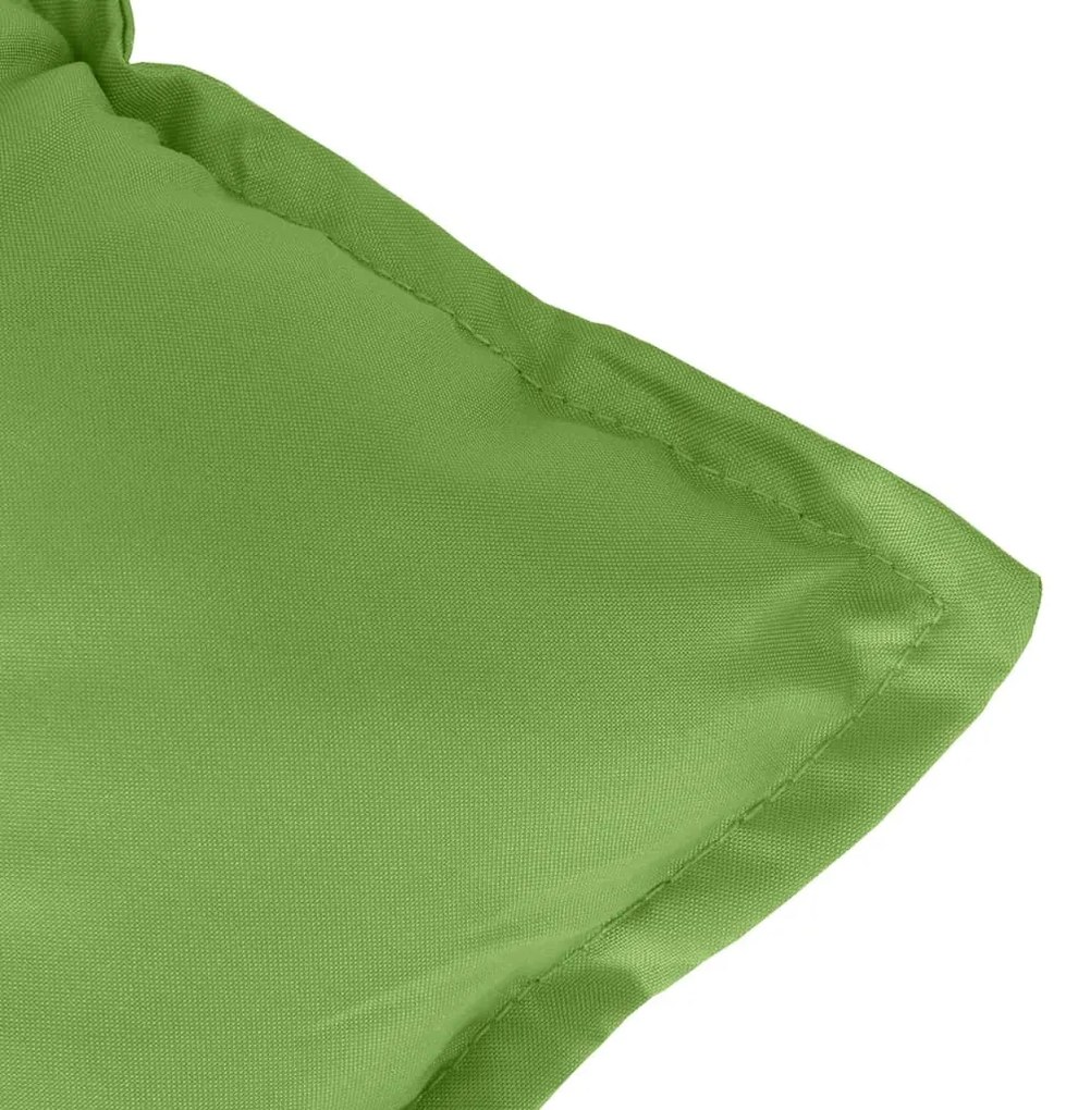 2 db melange zöld szövet kerti pad párna 100 x 50 x 7 cm