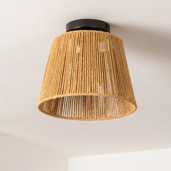 Brilagi - LED felületre szerelhető csillár CERIA BOHO 1xE27/40W/230V átm. 28 cm barna