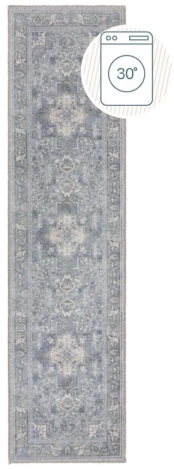 Zöld mosható futószőnyeg újrahasznosított szálkeverékből 60x230 cm Windsor – Flair Rugs