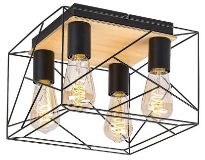 Rabalux 71024 - Mennyezeti lámpa BOIRE 4xE27/40W/230V