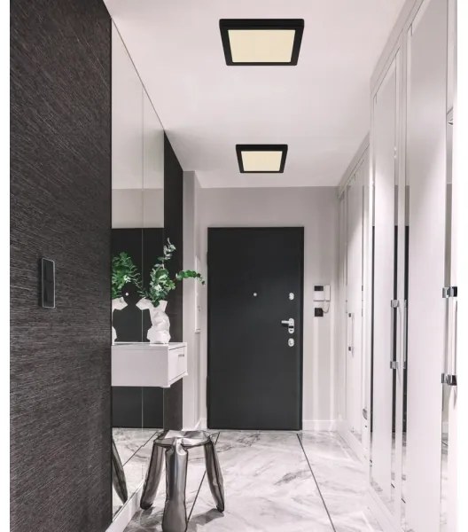 Globo 12380-18B - LED Mennyezeti lámpa LASSE LED/18W/230V 3000/4000/6500K fekete