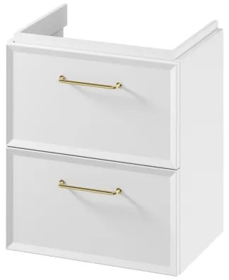 Cersanit S1021-005 - MILLE SLIM függesztett fürdőszoba szekrény mosdó alá 50x35 cm fehér