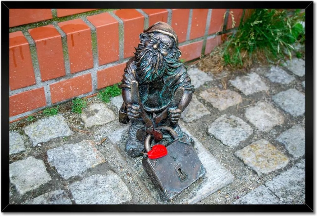 Poszterek keretben 60x40 Gáz törpe Boroszló