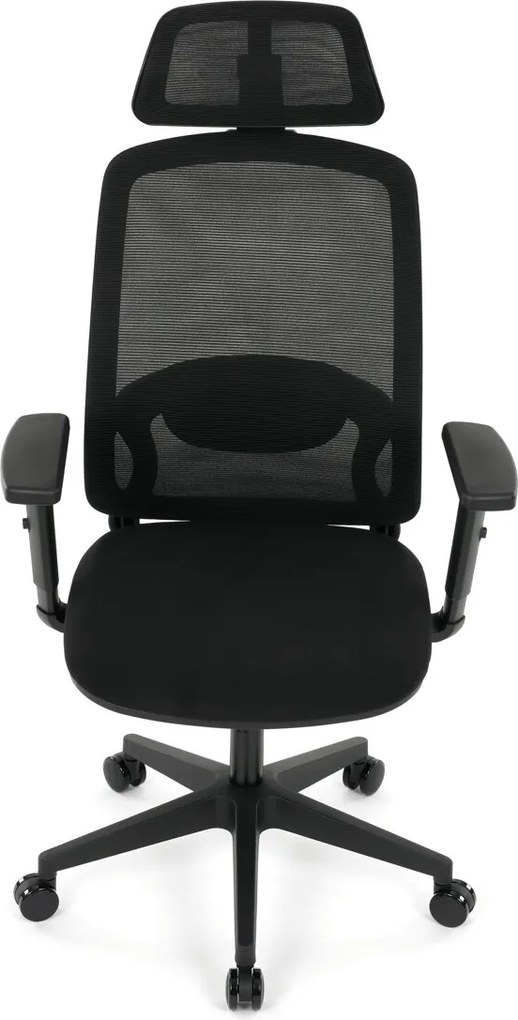 Irodai szék szinkronmechanikás fekete hálós KA-S2176 BK