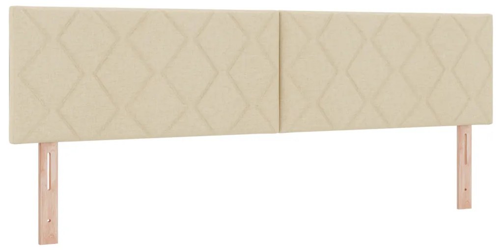 Box Spring Ágy Matraccal Krém 180x200 cm Szövet