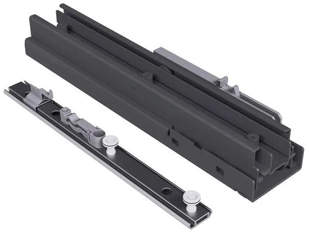 Konyhai fémrács, kamravasalat, 400mm, antracit, teljes kihúzású, csillapított záródás, 1215-1515mm, 4 kosár SIGE, PRO LINE 260