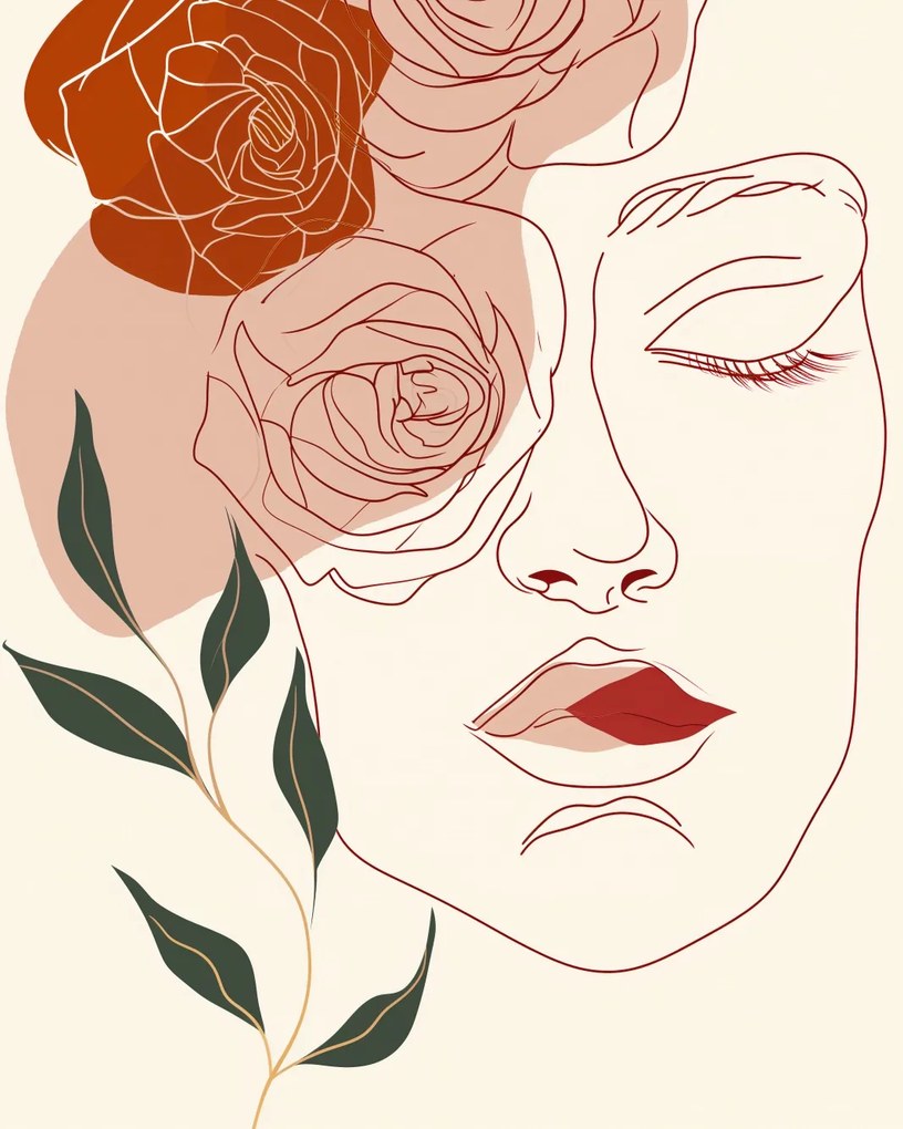 Poszter 40x50cm Bézs és Arc