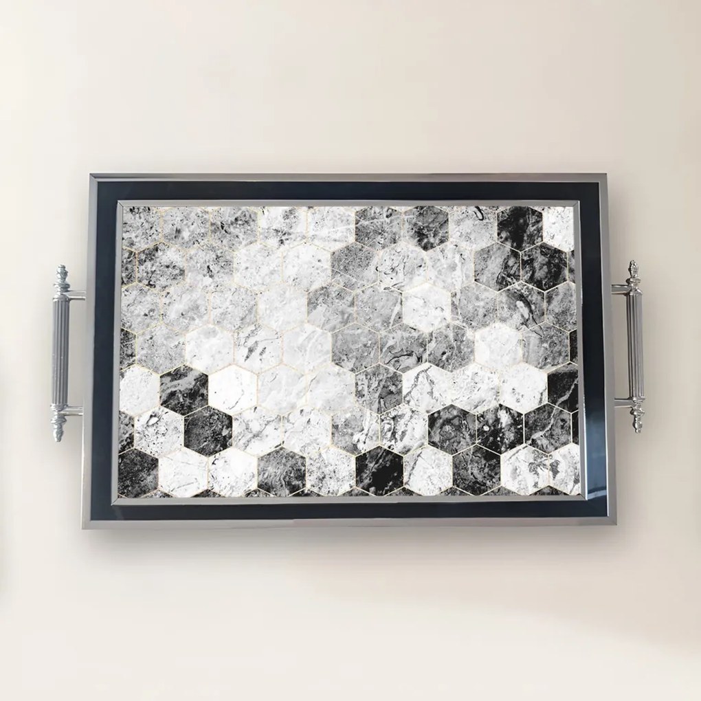 Üveg tálca, 38×24 cm – TPG9822