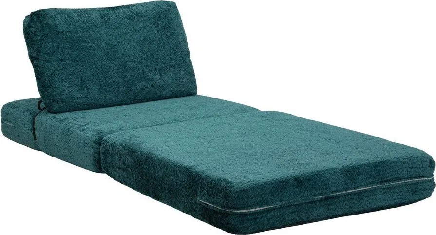 Kékeszöld kinyitható buklé fotel Faster – Mauro Ferretti