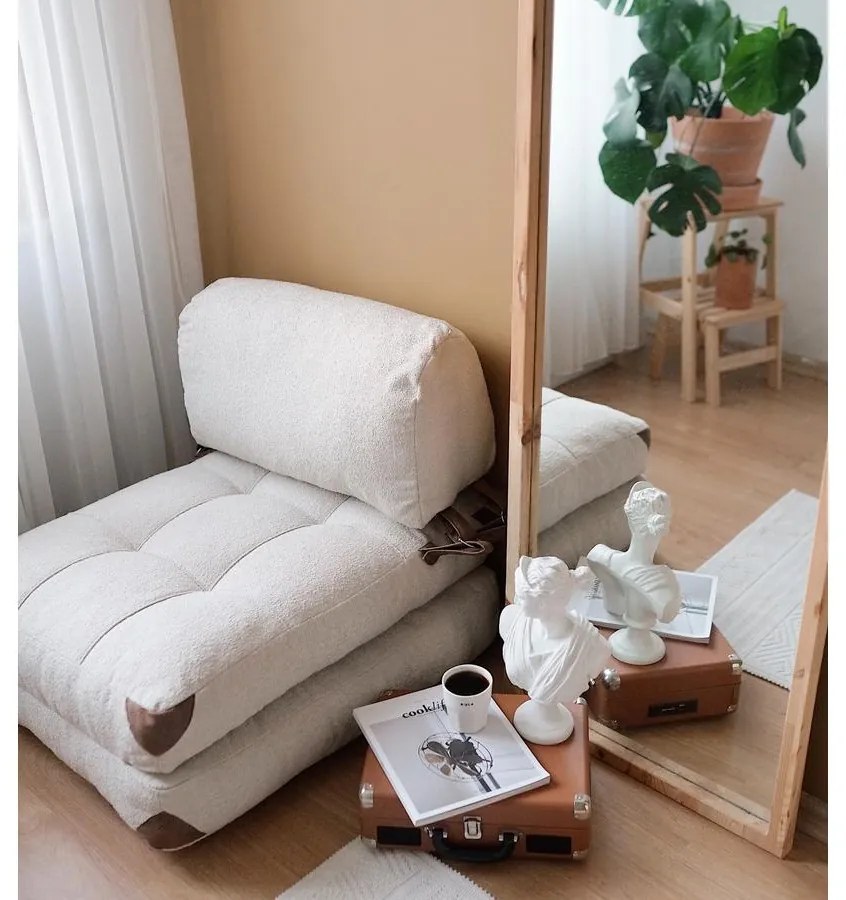 Egyszemélyes kanapéágy- Fold Teddy - Krém