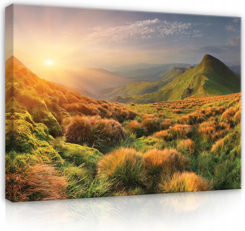 Vászonkép Tájkép Hegyek Természet Falra 100x70