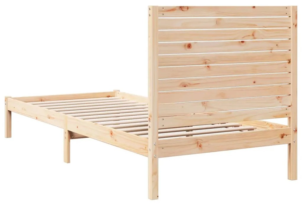 tömör fa extra hosszú ágykeret matrac nélkül 90 x 220 cm
