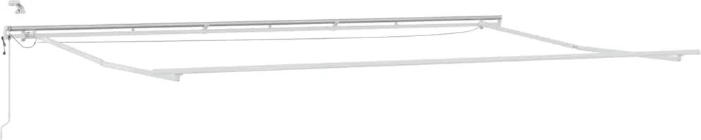 vidaXL Napernyő keret LED -es lámpákkal Fehér 600 × 300 cm Alumínium