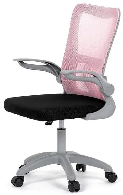 Gyerek szék, magasságában állítható, rózsaszín hálós, KA-K2008 PINK