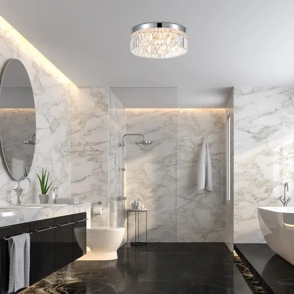 Rabalux 75036 - Fürdőszobai mennyezeti lámpatest SYBIL 6xG9/28W/230V IP44