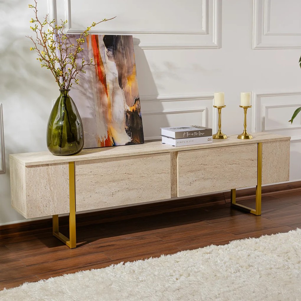 Serenity Travertine TV-állvány