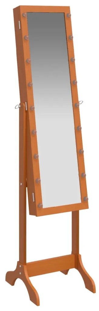 szabadon álló tükör LED-del 34 x 37 x 146 cm