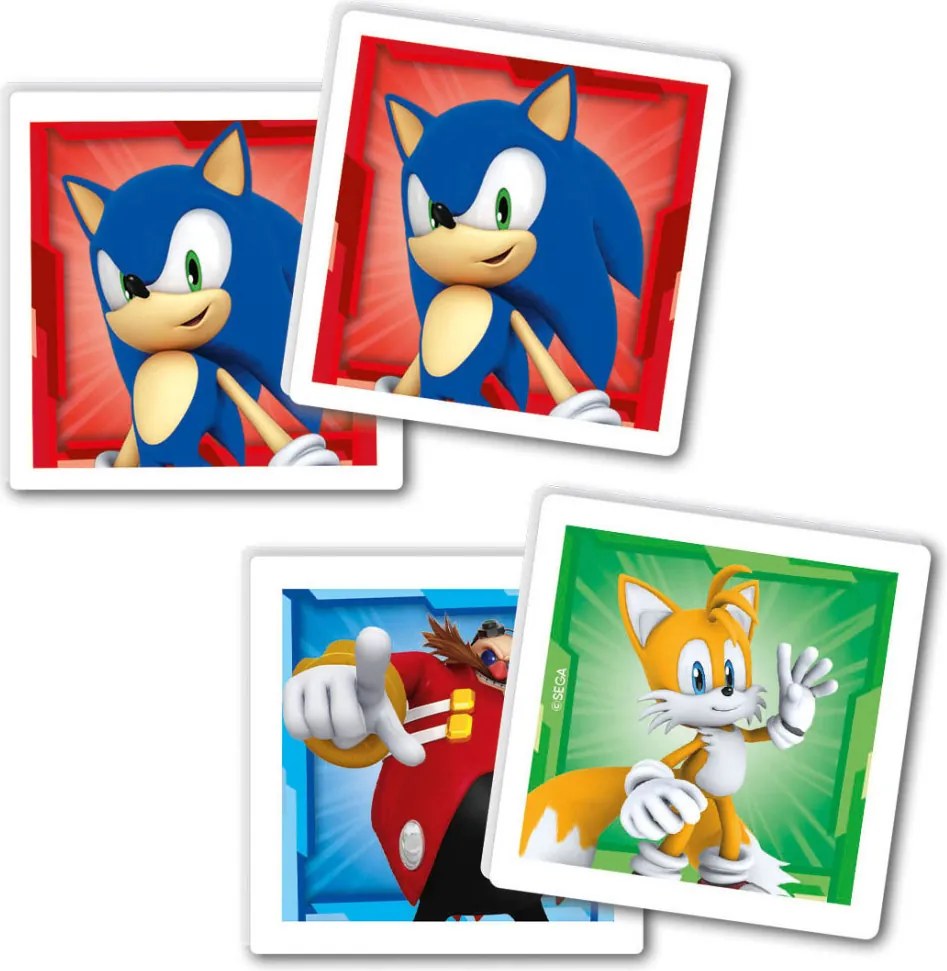 Sonic a sündisznó Characters 4 az 1-ben játékgyűjtemény Clementoni